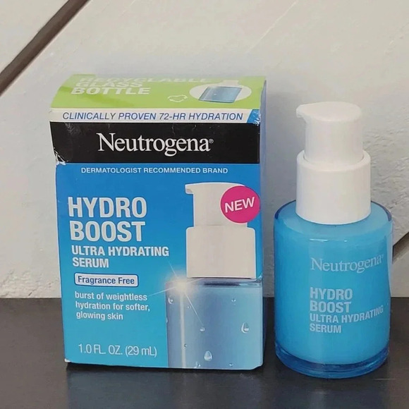 Neutrogena Hydro Boost Ultra Hydrating Serum 1 Fl. Oz. Fragrance-Free 72  14CT - Picture 1 of 5